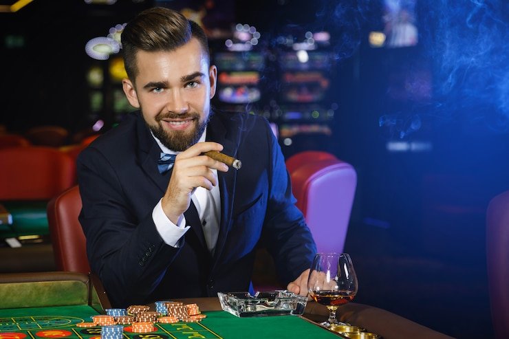 Live dealer table studio setup